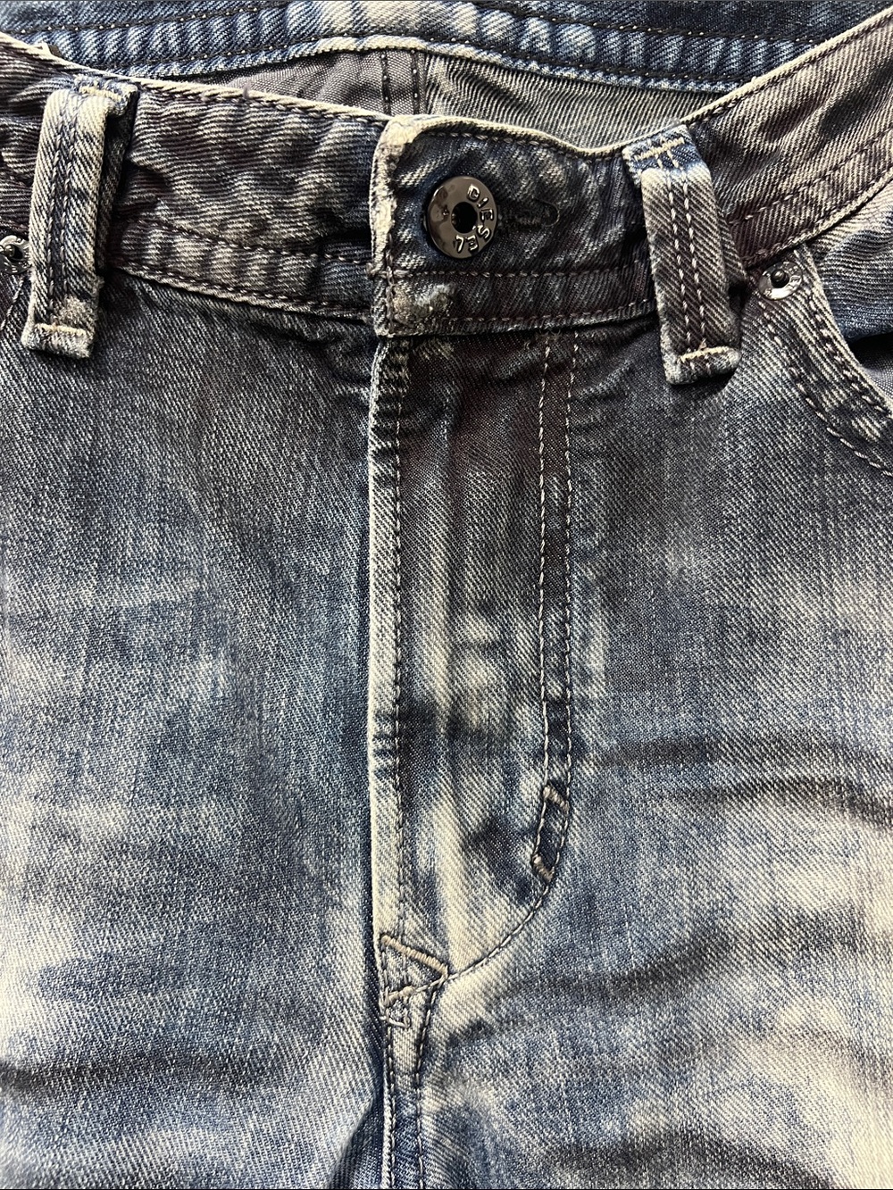 Diesel, Thavar Slim Skinny Distressed Jeans, 31 x 34 - Picture 7 of 16
